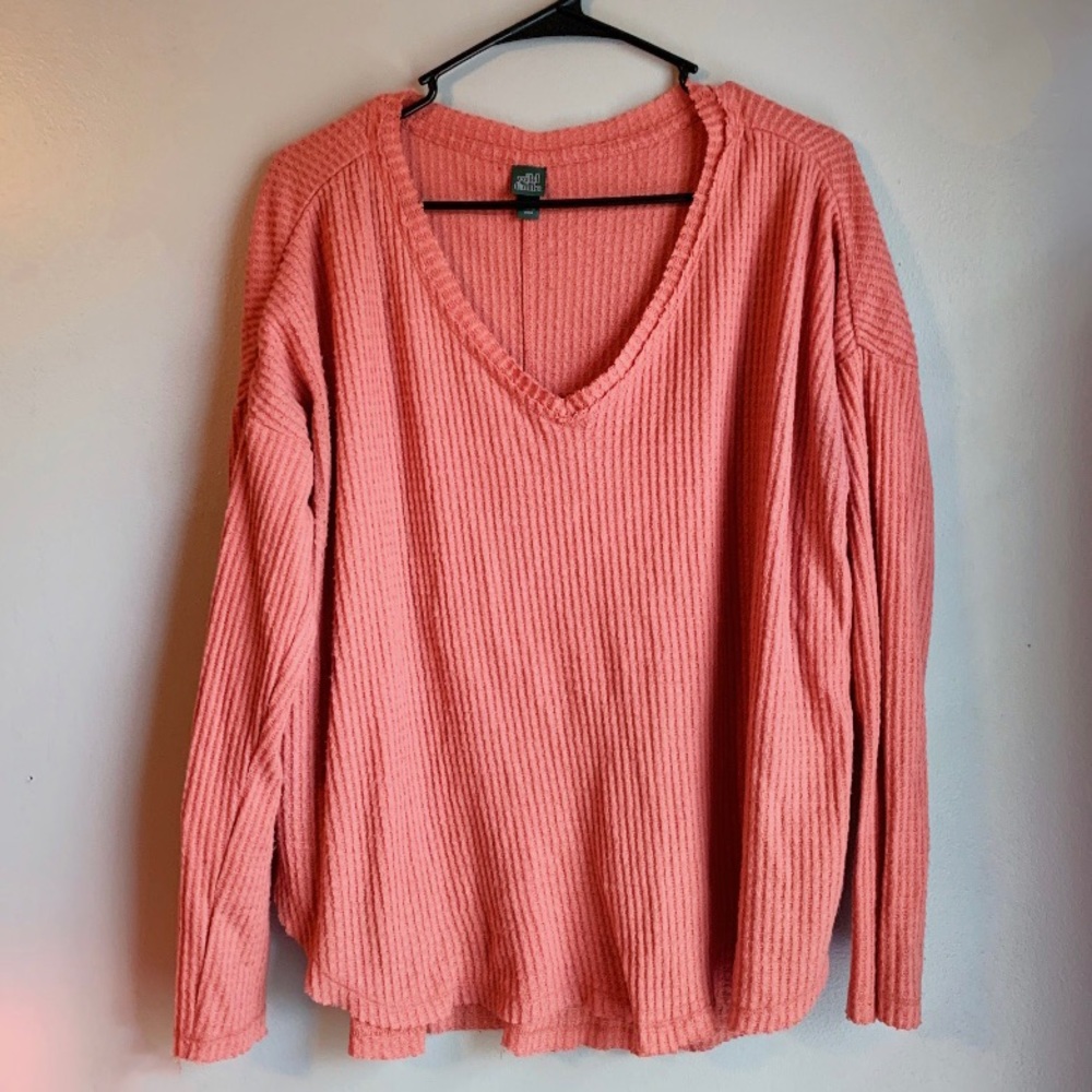 Peach oversized sweater